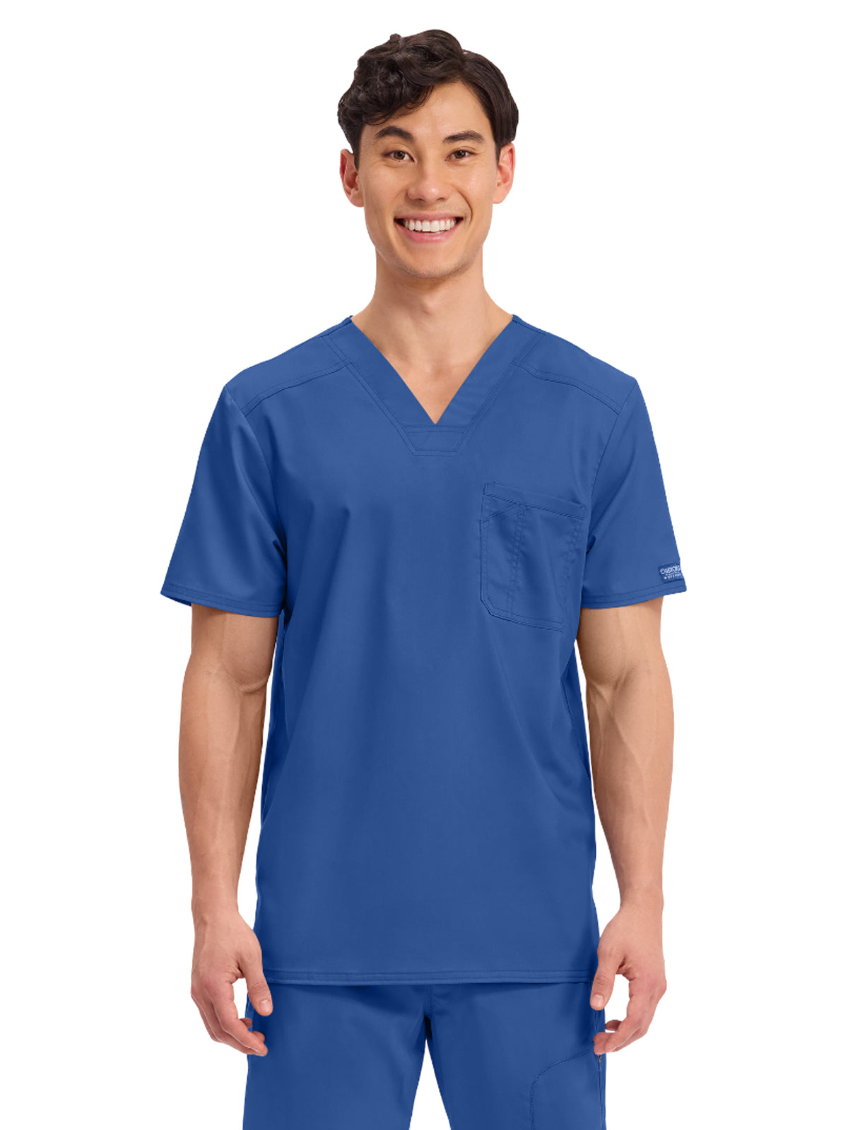 Men's 1-Pocket Tuckable V-Neck Top - WW690 - Galaxy Blue