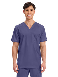 Men's 1-Pocket Tuckable V-Neck Top - WW690 - Grape