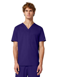 Men's 1-Pocket Tuckable V-Neck Top - WW690 - Grape