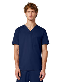 Men's 1-Pocket Tuckable V-Neck Top - WW690 - Navy