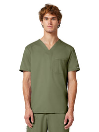 Men's 1-Pocket Tuckable V-Neck Top - WW690 - Olive