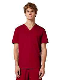 Men's 1-Pocket Tuckable V-Neck Top - WW690 - Red