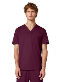 Men's 1-Pocket Tuckable V-Neck Top - WW690 - Wine