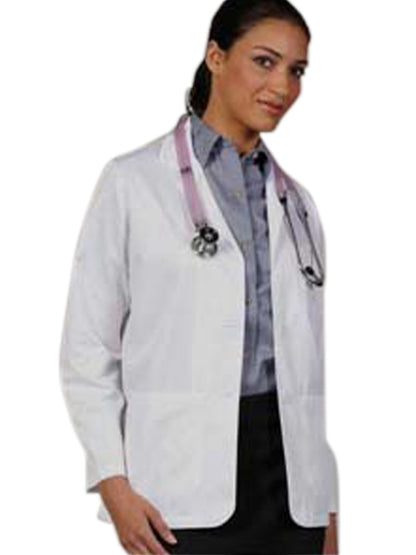 Women's Three-Pocket 28" Consultation Lab Coat - 125 - White