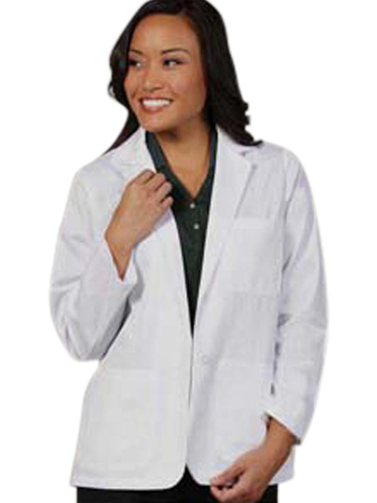 Women's Three-Pocket 28" Consultation Lab Coat - 128 - White