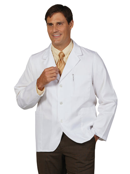 Unisex Oversized-Pocket 30" Consultation Lab Coat - 419 - White