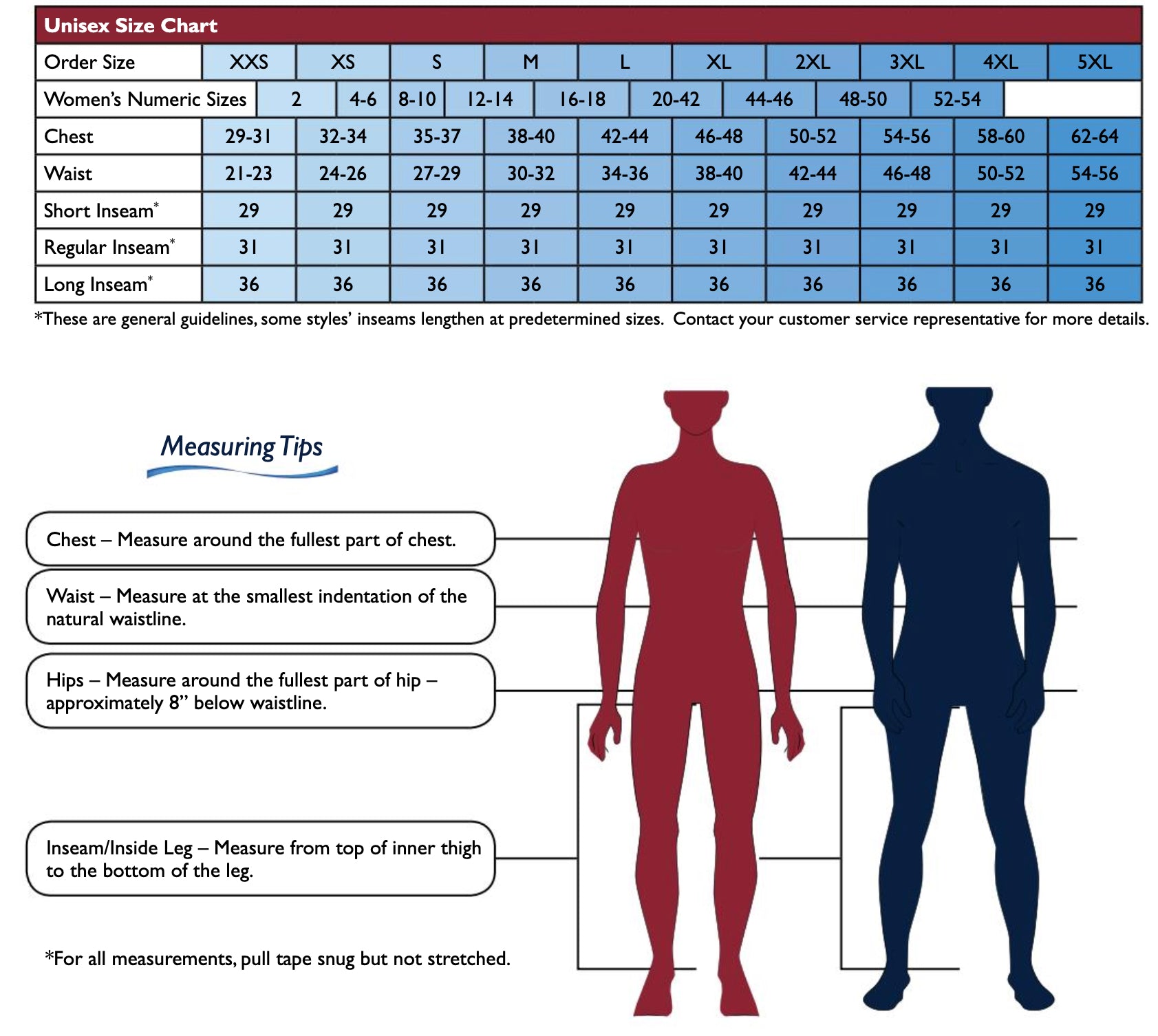 SIZECHART