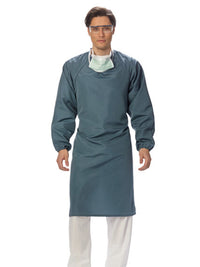 Unisex Pocketless PFAS-Free Apron Gown - 537 - Blue Mist