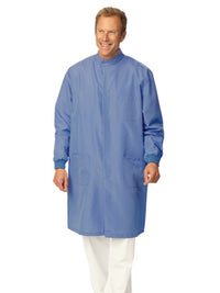 Unisex Snap Closure at Neck Protective Coat - 6426 - Ciel Blue