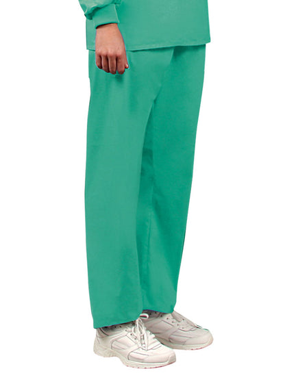 Unisex No Pocket Elastic Waist Scrub Pant - 7062 - Jade