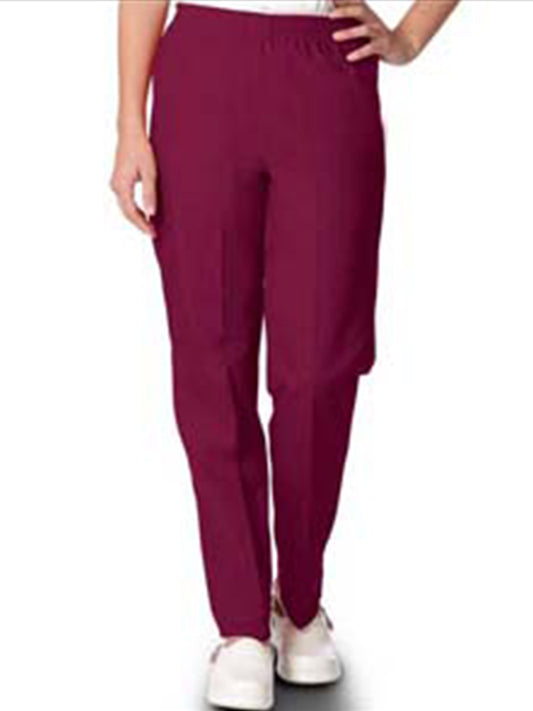 Women's Fashion Slacks Pant - 7064 - Burgundy