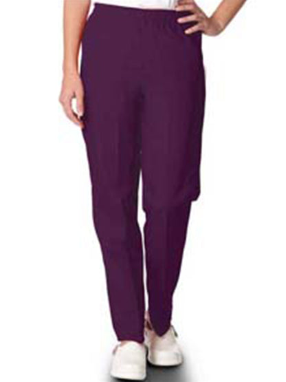 Women's Fashion Slacks Pant - 7069 - Eggplant