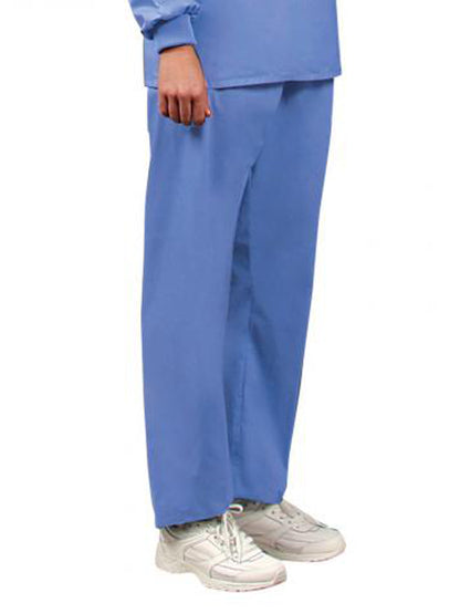 Unisex No Pocket Elastic Waist Pant - 7098 - Ciel Blue