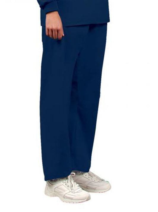 Unisex No Pocket Elastic Waist Scrub Pant - 7099 - Navy