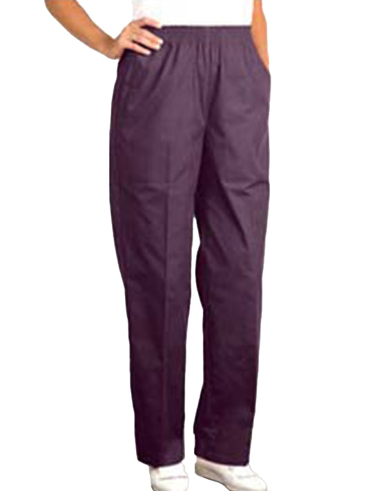 Women's Fashion Slacks Pant - 7450 - Eggplant