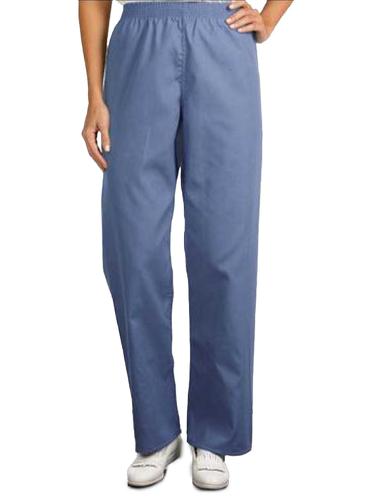 Unisex Reversible Elastic Waist Pant - 7806 - Ciel Blue