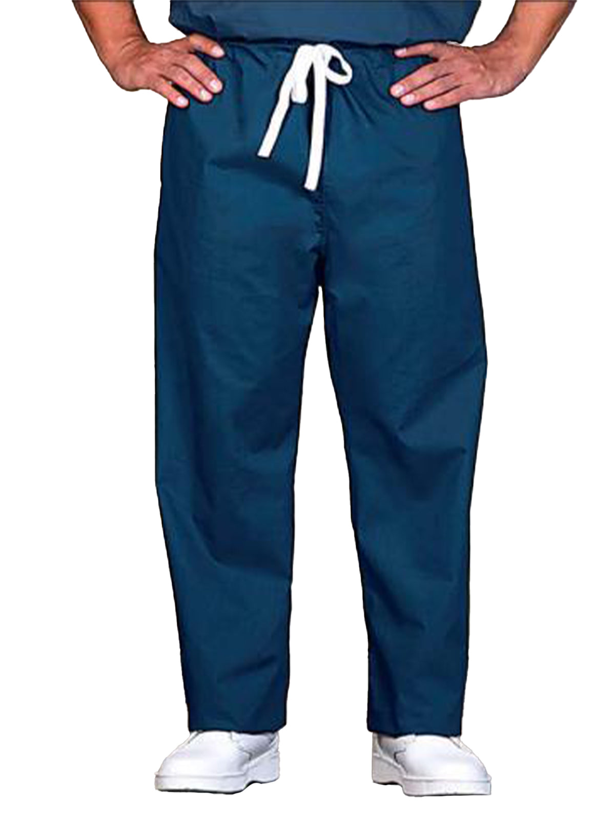 Unisex Reversible Drawcord Scrub Pants - Long - 825 - Navy