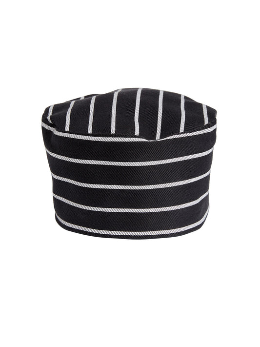 Unisex Chef Beanie - 0156C - Chalk Stripe