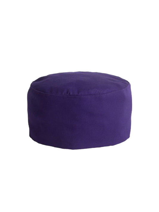 Unisex Hook and Loop Poplin Chef Hat - 0159 - Grape