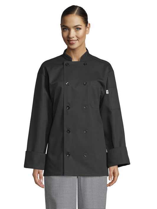 Unisex Classic Chef Coat - 0402 - Black