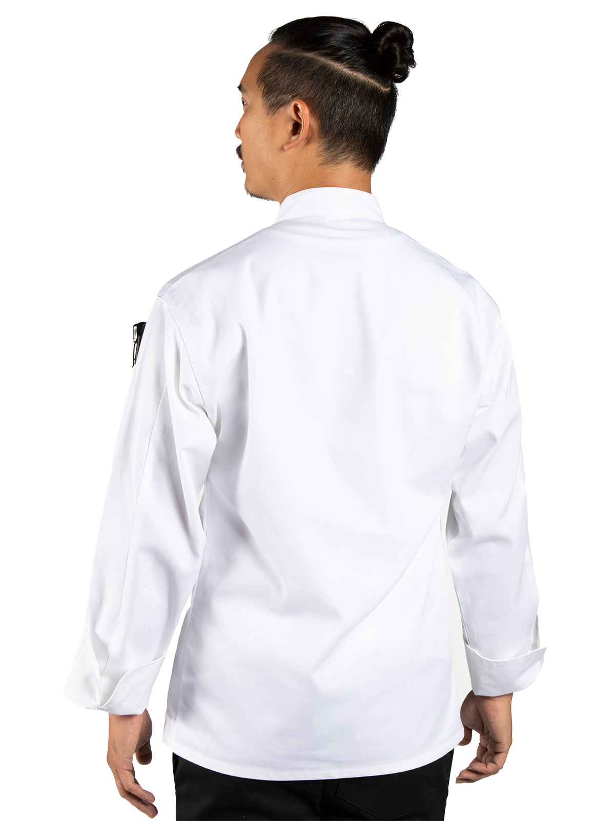 Unisex Classic Knot Chef Coat - 0403 - White