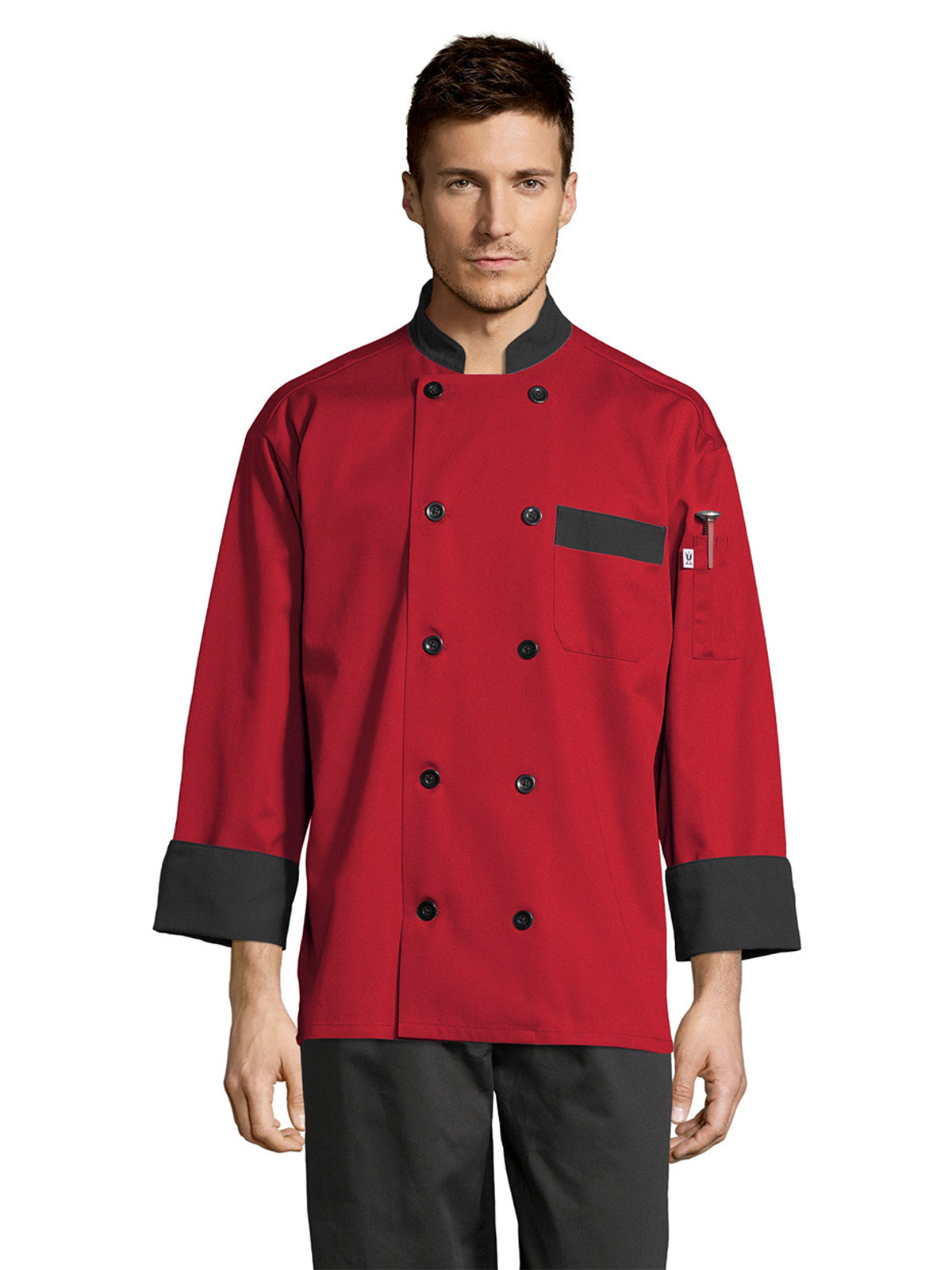 Unisex Chef Coat - 0404 - Red