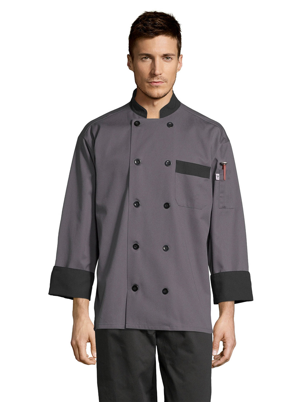 Unisex Chef Coat - 0404 - Slate