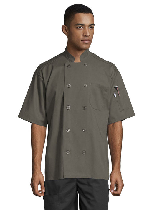 Unisex South Beach Chef Coat - 0415 - Olive