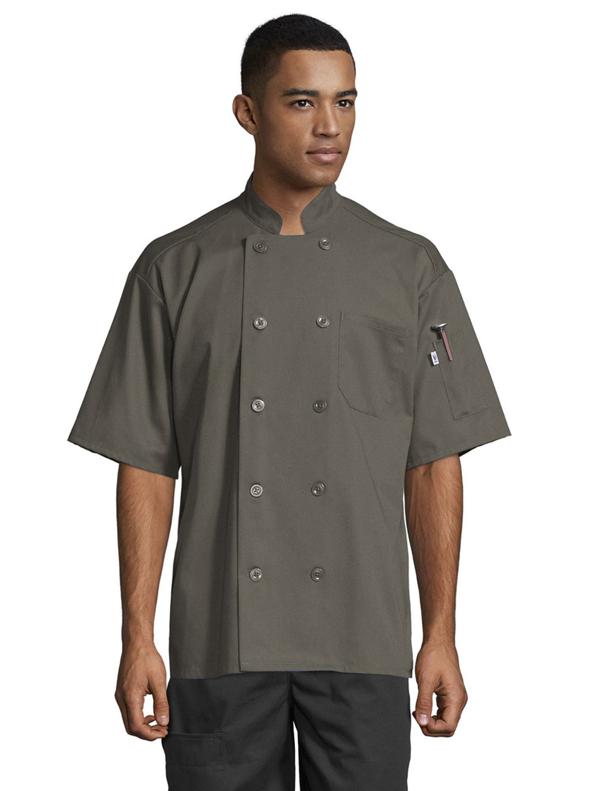 Unisex South Beach Chef Coat - 0415 - Olive