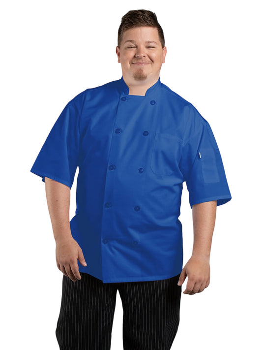 Unisex Chef Coat - 0421 - Deep Royal