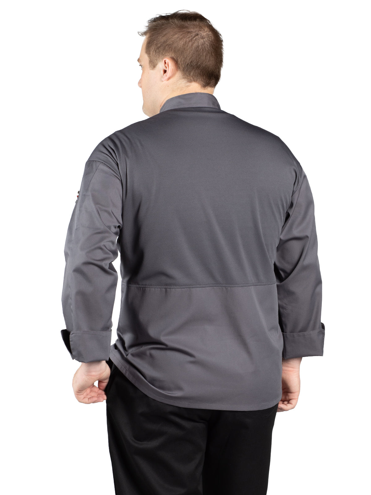 Unisex Reinforced Bar Tacking Chef Coat - 0422 - Slate