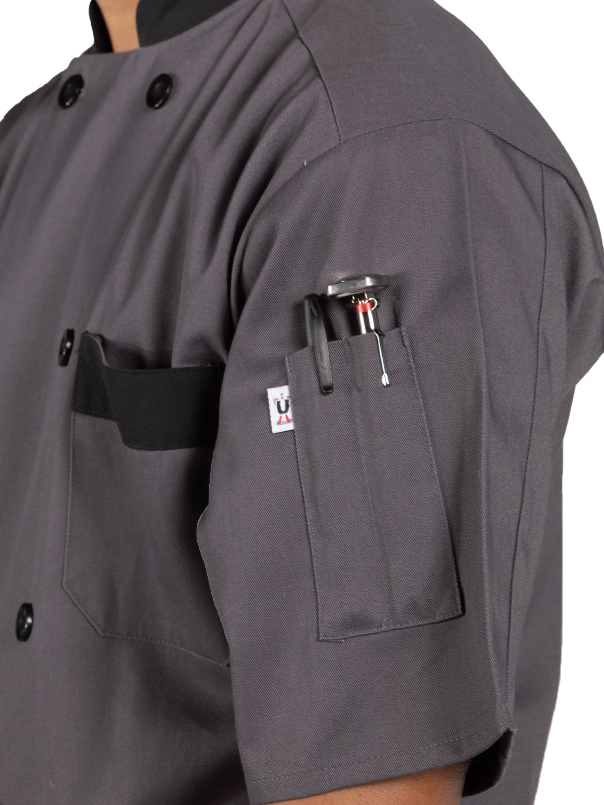 Unisex Chef Coat - 0423 - Slate