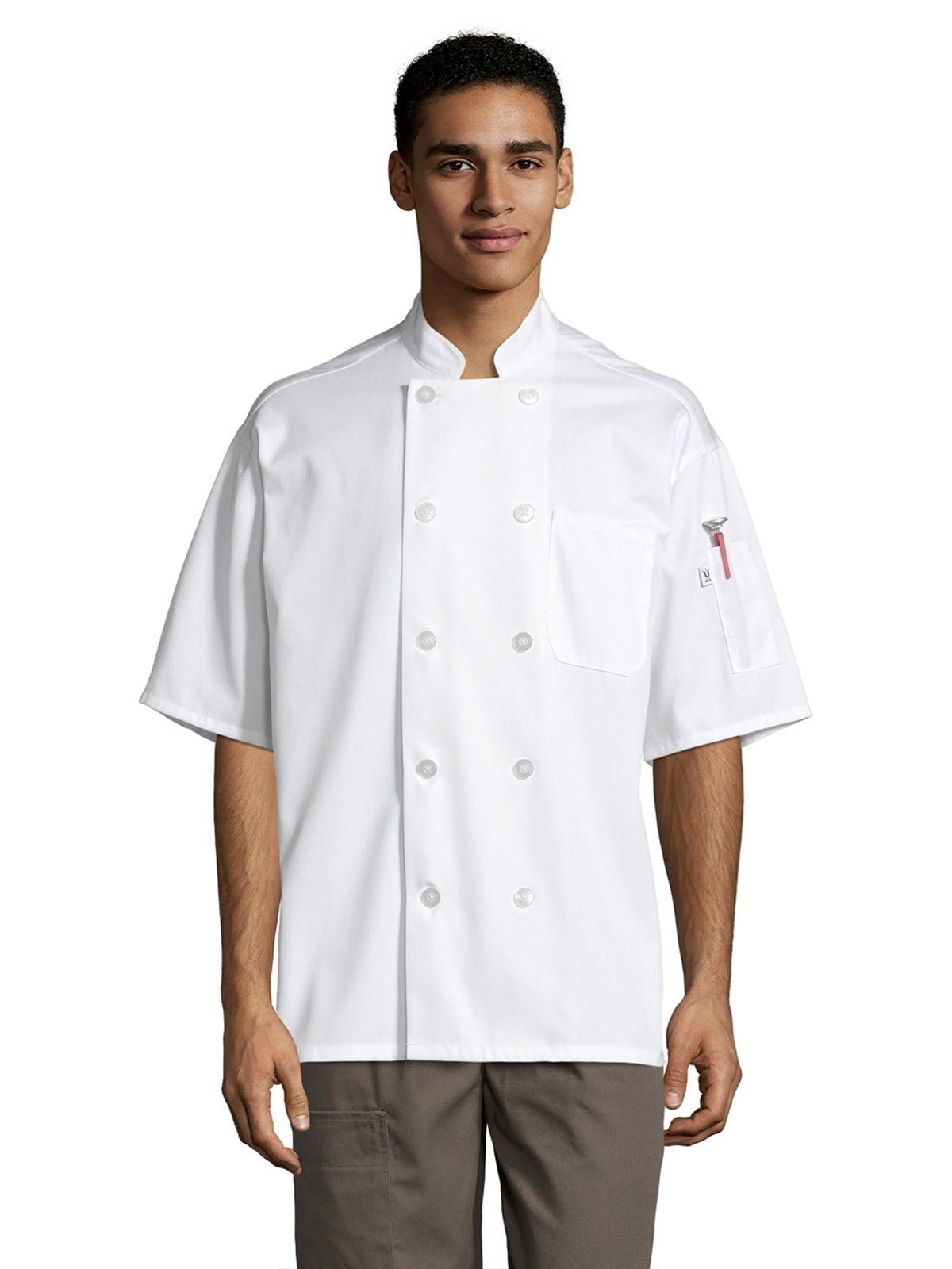 Unisex Reversible Closure Chef Coat - 0429 - White