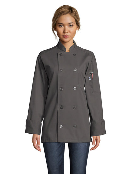 Unisex Chef Coat - 0488 - Slate