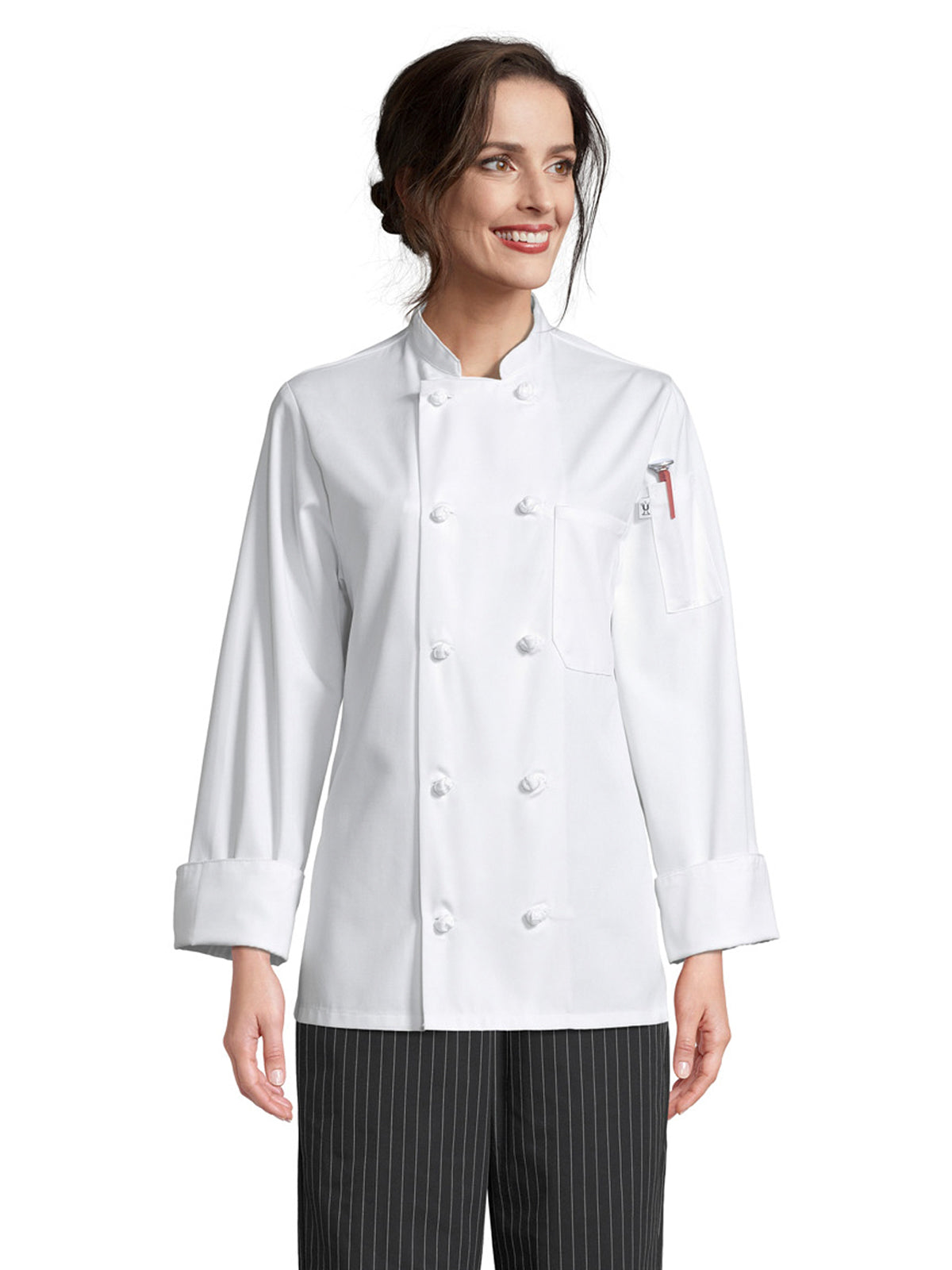 Women's Chef Coat - 0490 - White