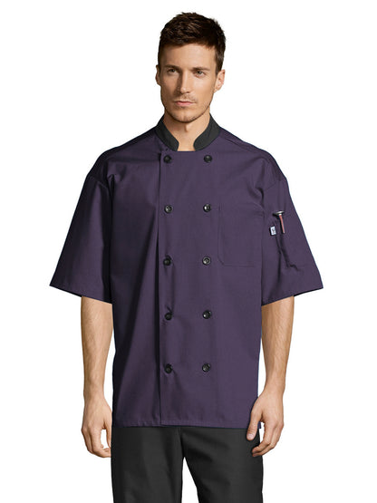 Unisex Chef Coat - 0494 - Eggplant