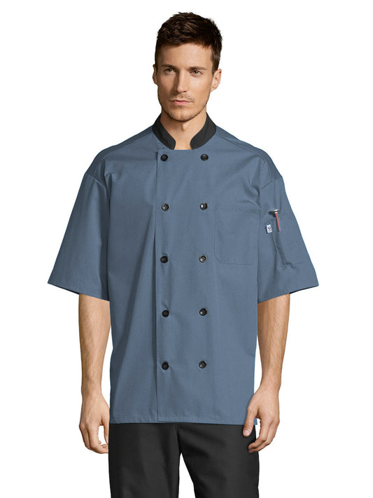 Unisex Chef Coat - 0494 - Steel