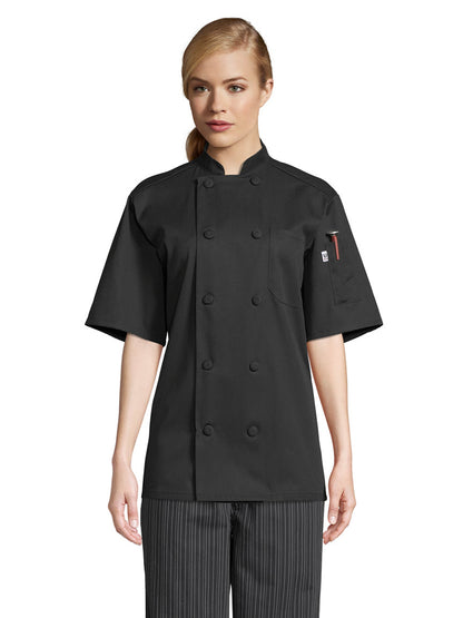 Unisex Chef Coat - 0497 - Black