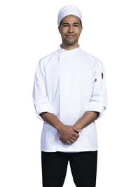 Unisex Two-Pocket Pisa Chef Coat - 0711 - White