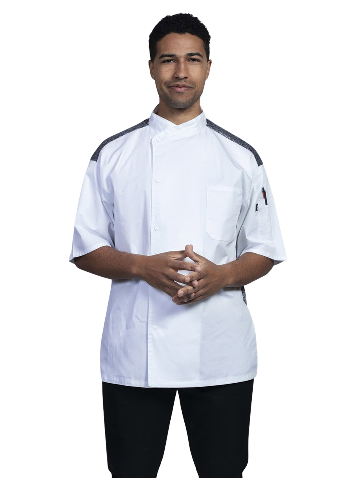 Unisex 2-Pocket Modena Chef Coat - 0712HC - White