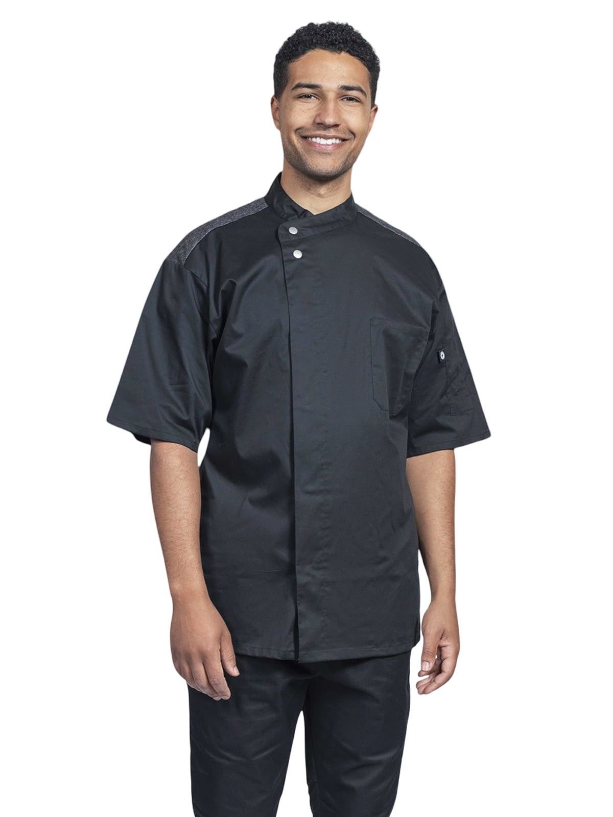 Unisex 2-Pocket Bari Chef Coat - 0718 - Slate