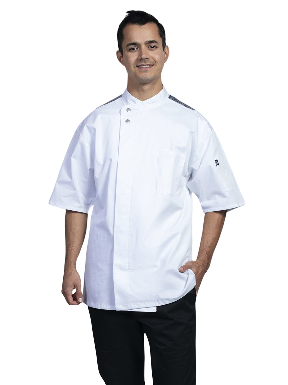 Unisex 2-Pocket Brac Chef Coat - 0718HC - White