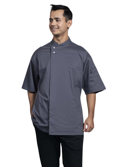 Unisex 2-Pocket Brac Chef Coat - 0718HC - Slate