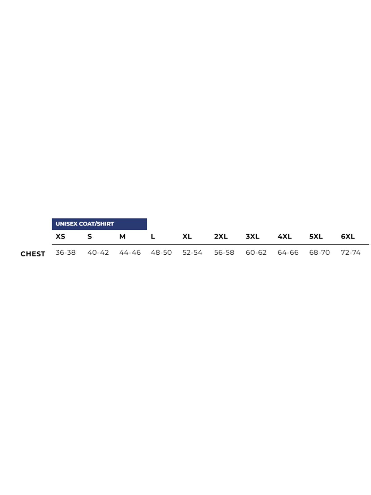 SIZECHART
