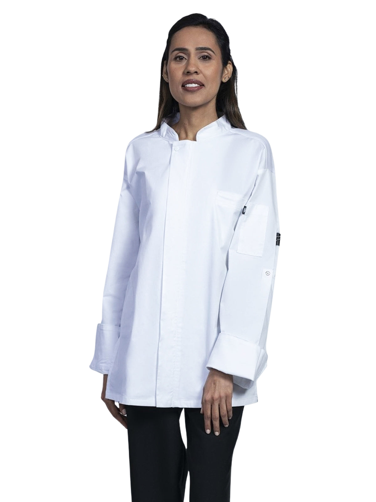 Pescara Unisex Two-Pocket Chef Coat - 0720 - White
