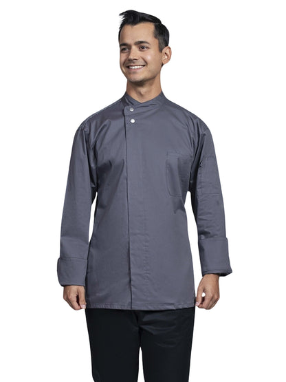 Unisex 2-Pocket Solta Chef Coat - 0721HC - Slate