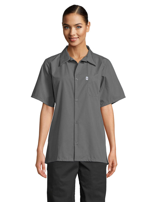 Unisex Finished Collar Shirt - 0920 - Slate