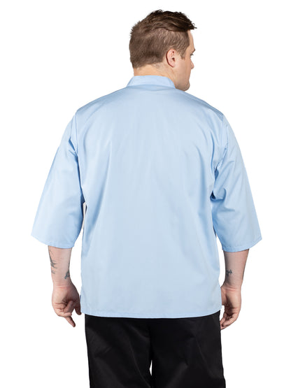 Unisex Ten Button Shirt - 0975 - Sky Blue