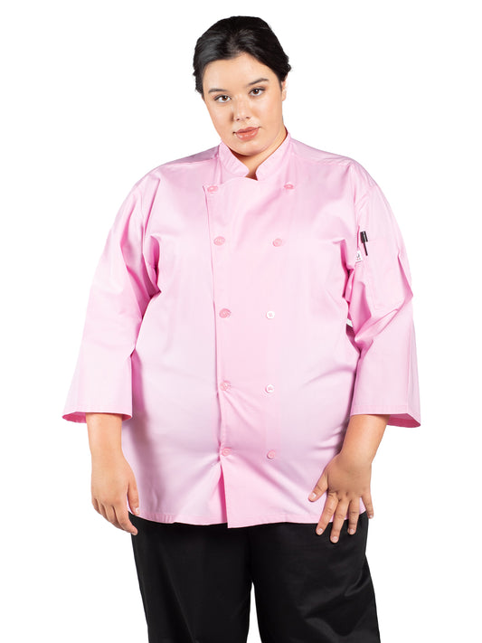 Unisex Ten Button Shirt - 0975 - Pink