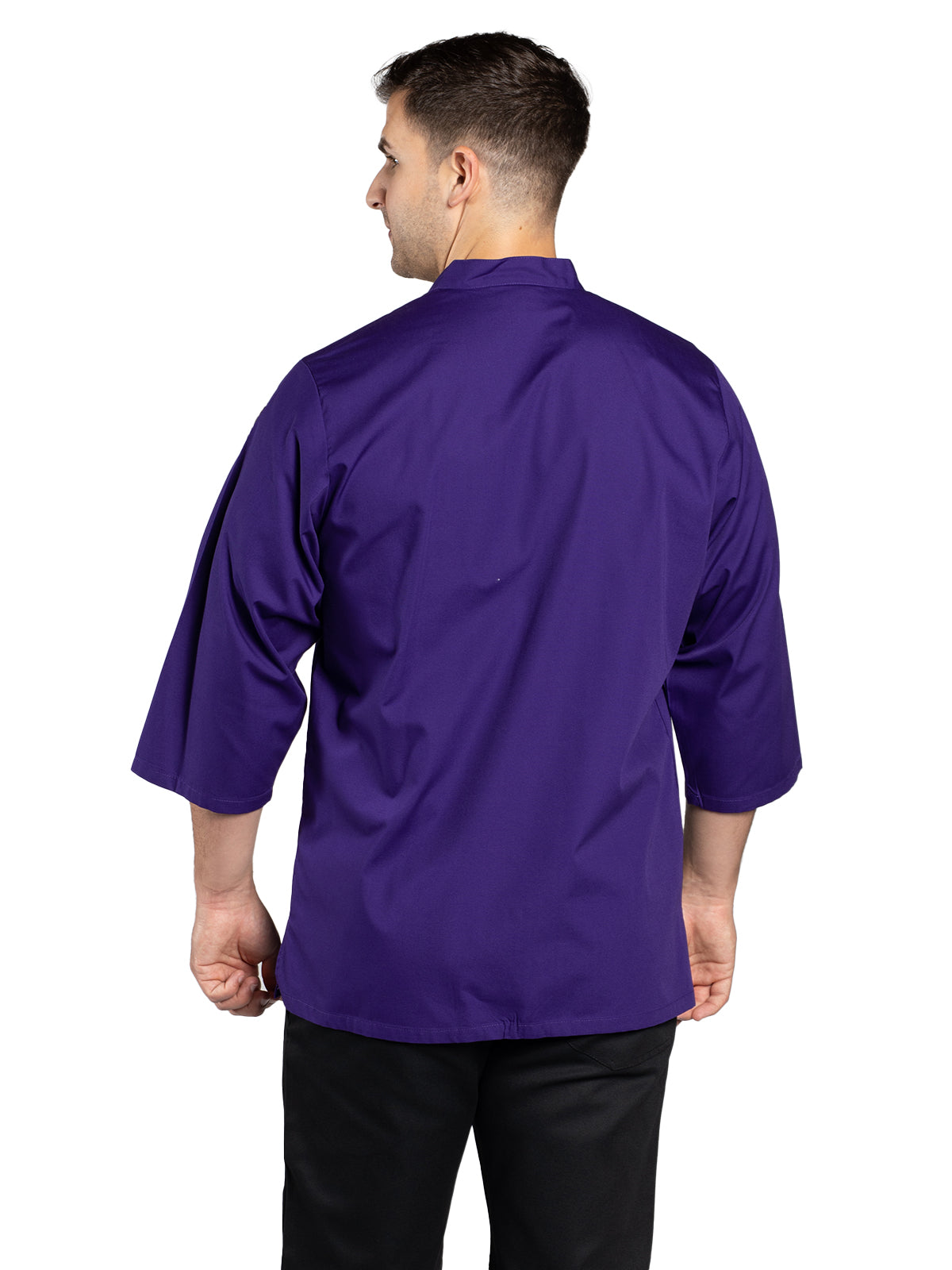 Unisex Ten Button Shirt - 0975 - Grape